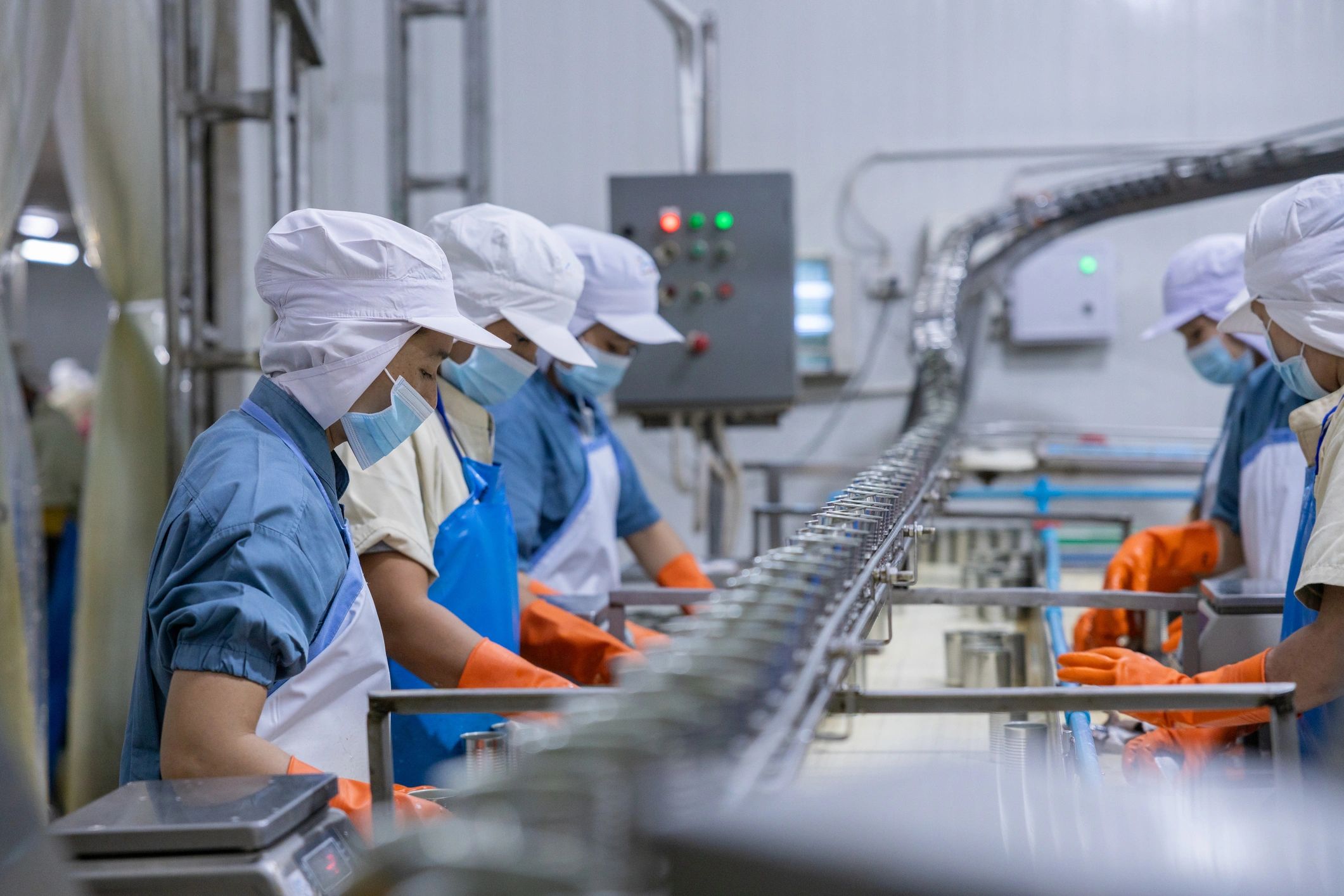 Production line for beverage industry